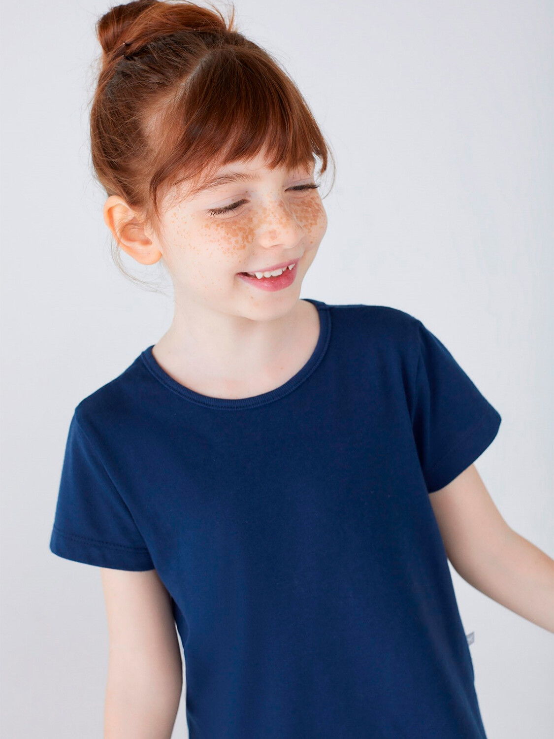 Camiseta de niña Casual azul
