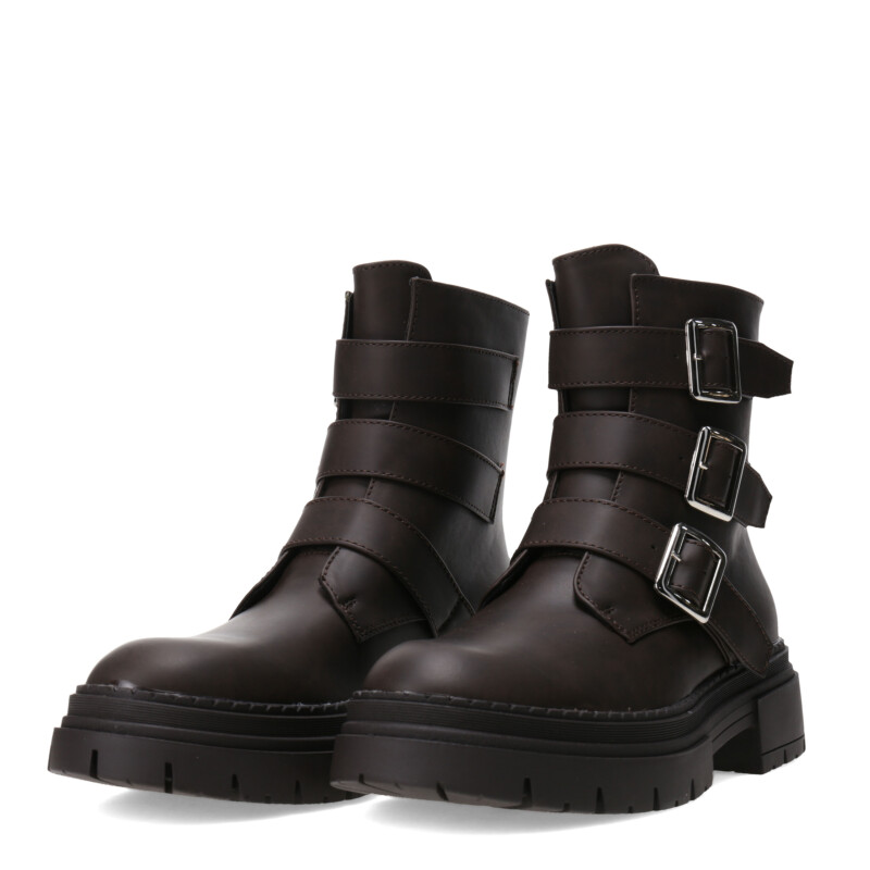 Botas de Mujer Miss Carol Rosil Marrón Oscuro