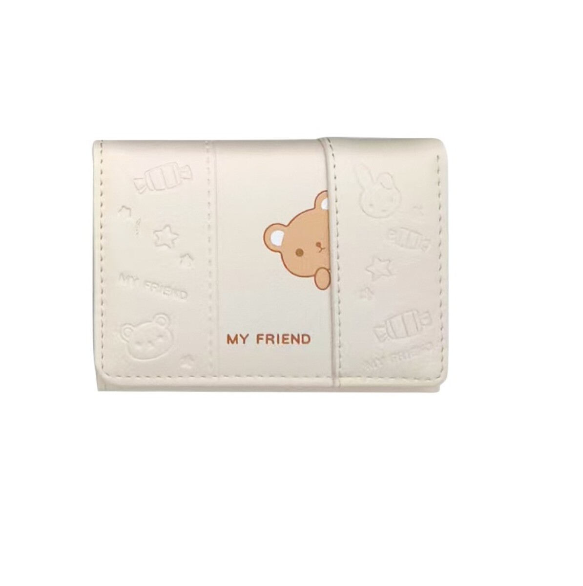 Billetera friends - beige 