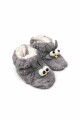 PANTUFLA BEBE PELUDITA Gris