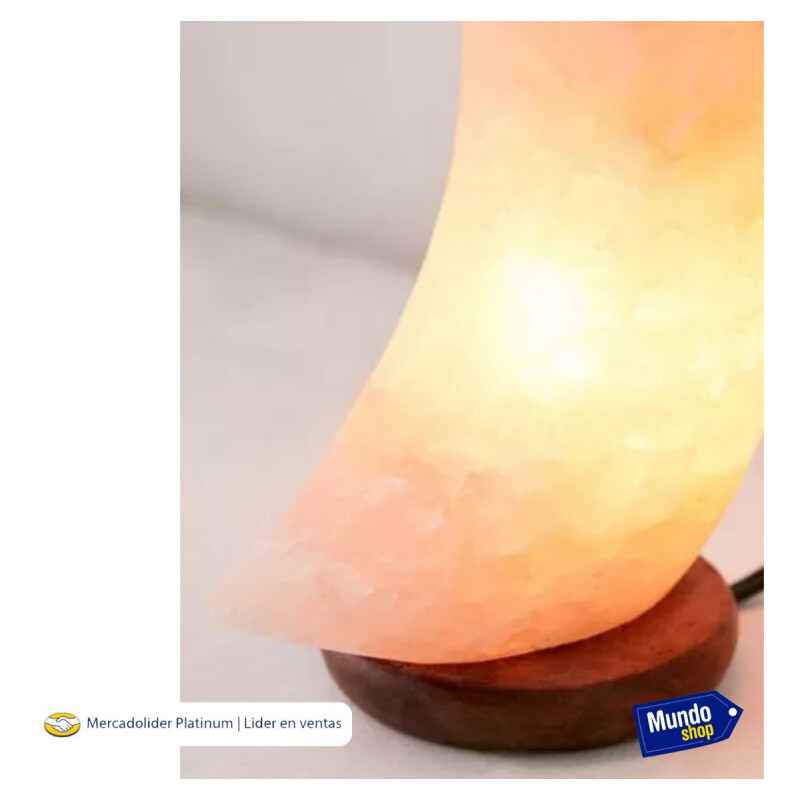 Lámpara De Sal Del Himalaya De Luna Usb Premium Oferta Blanco