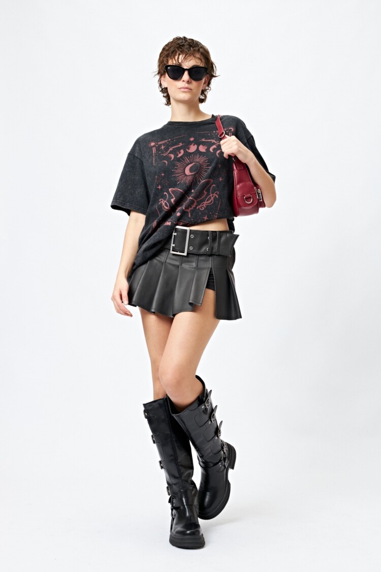 FALDA ANIKA Negro