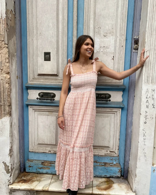 Vestido Oriana rosa