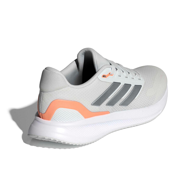 Championes Adidas Runfalcon 5 Mujer Gris Claro-naranja