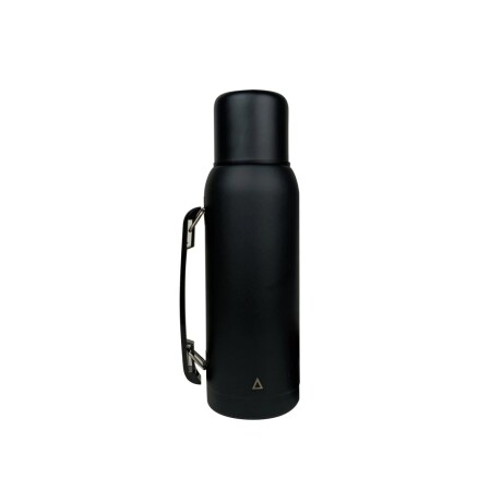 Termo 1 litro con tapón y pico cebador Negro