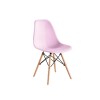 Silla DKR Base - En Madera - Infantil Rosa