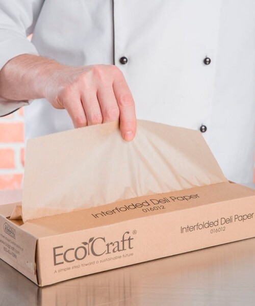 Papel kraft en caja dispensadora - 500 unidades Papel kraft en caja dispensadora - 500 unidades