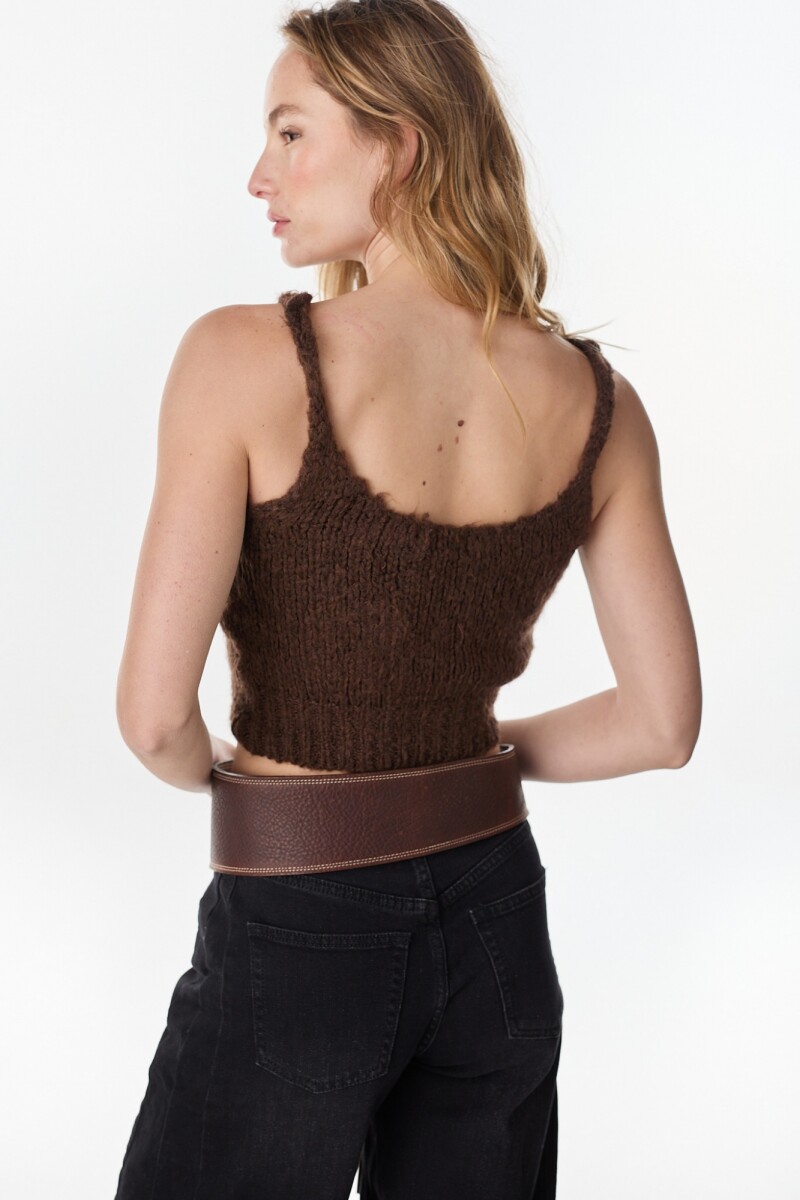 Top Tejido Katia Chocolate
