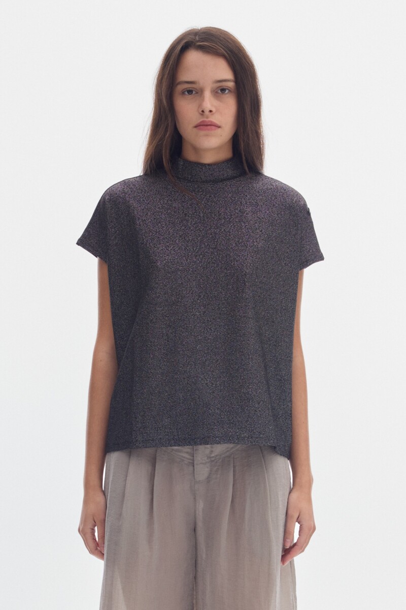 Blusa Yuri Shiny Black