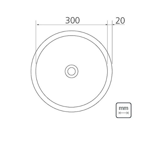 Pileta Redonda Brillo Pulida Sin Valvula 30X11.5Cm De Cocina 000
