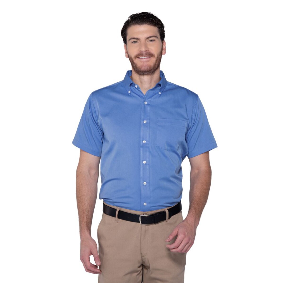 Camisa gabardina - Azul Francia 