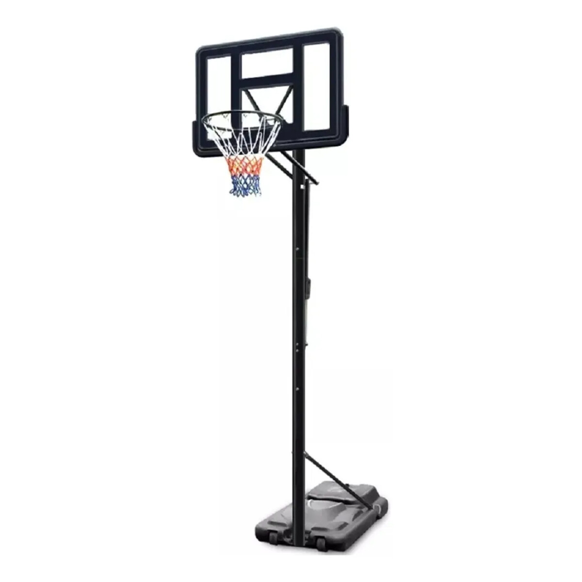 Tablero Basket de Acrílico C/Base P/Adulto 3.05mts - NEGRO 