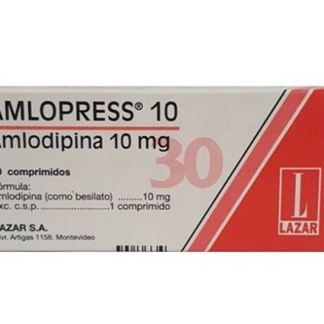 Amlopress 10mg 30 Comprimidos Amlopress 10mg 30 Comprimidos
