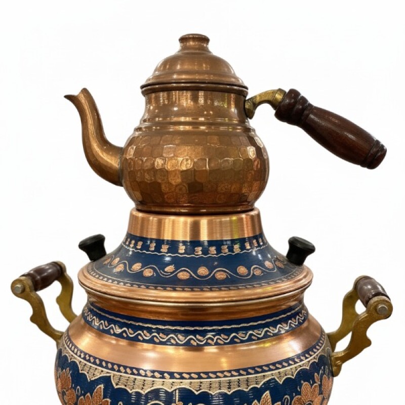 Samovar labrado negro Azul