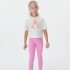 CALCA LEGGING FEM ROSA CLARO