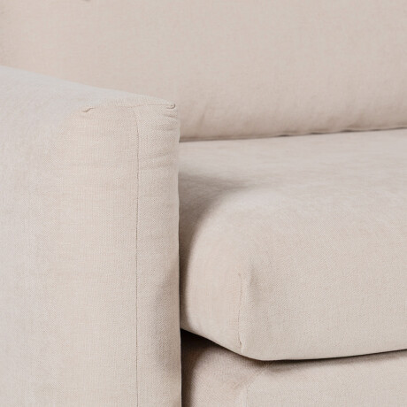 Rinconera Sevilla (Retráctil) - Tela Microfibra - Chaise derecho TC 1010 (Beige)