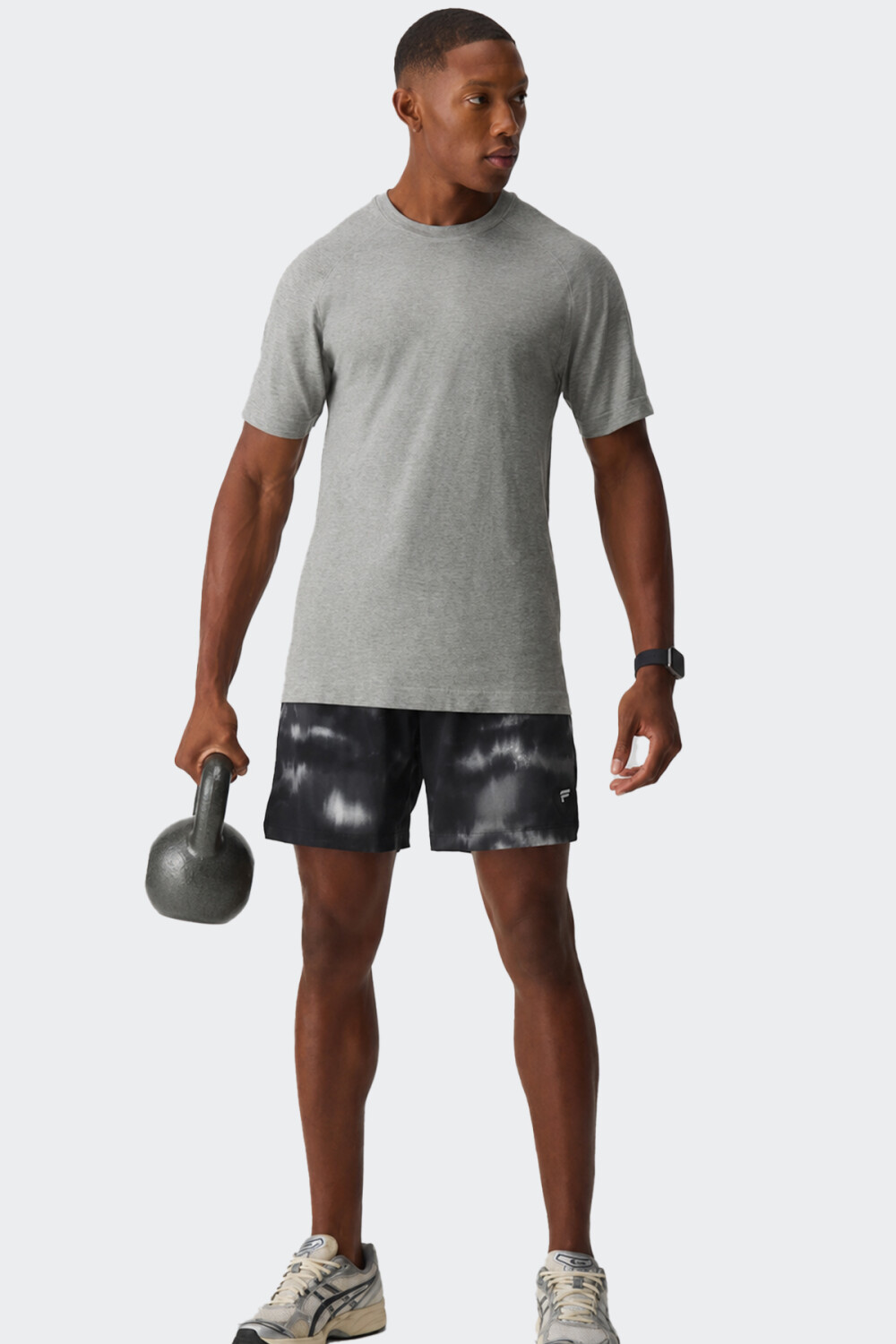 Remera Fabletics The Training Day Gris