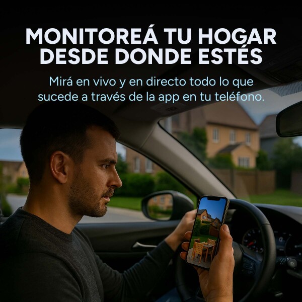 Cámara Ip Seguridad Exterior Seguimiento Nocturna Kit X2 Uni Color Blanco