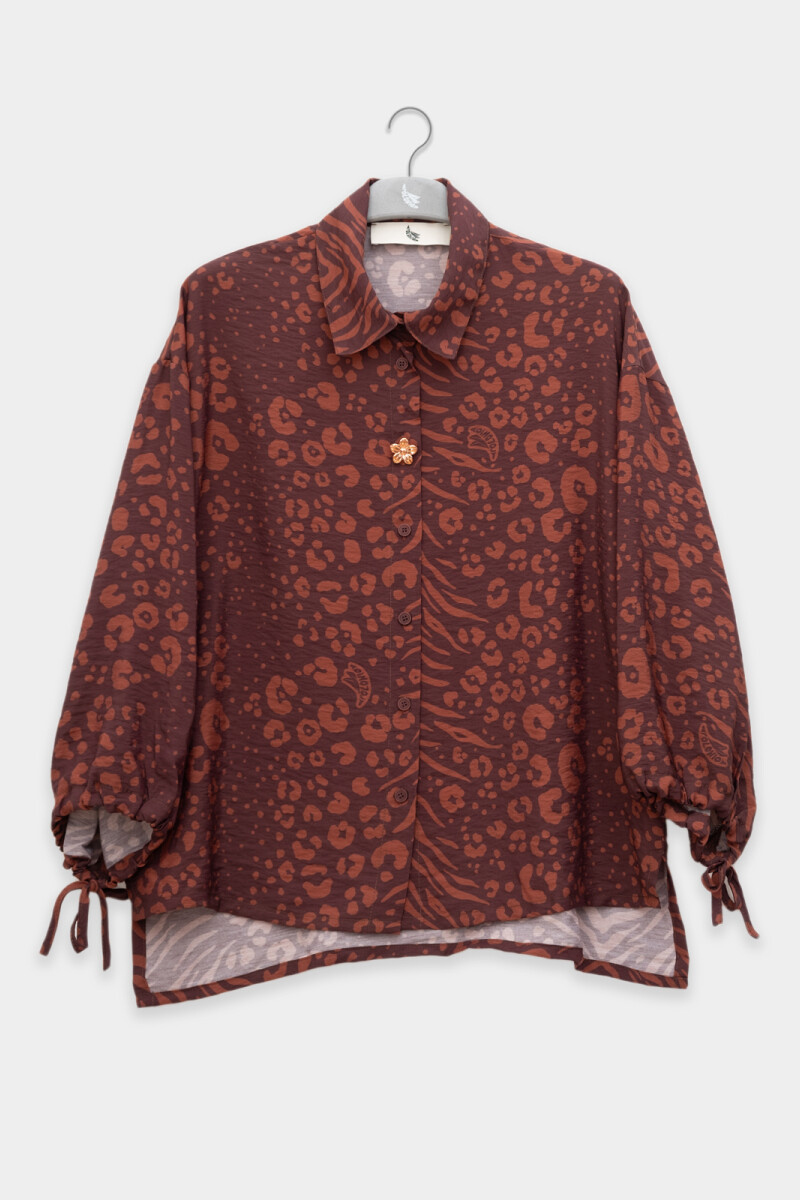 FLO SHIRT Marron