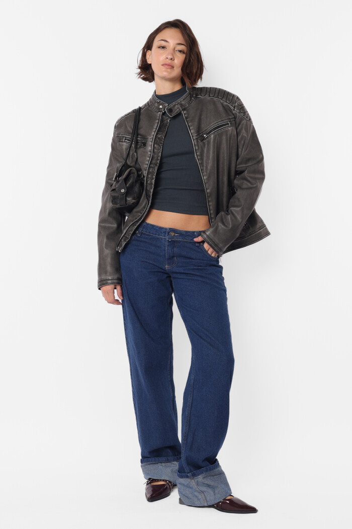 Top Pabla Gris Plomo