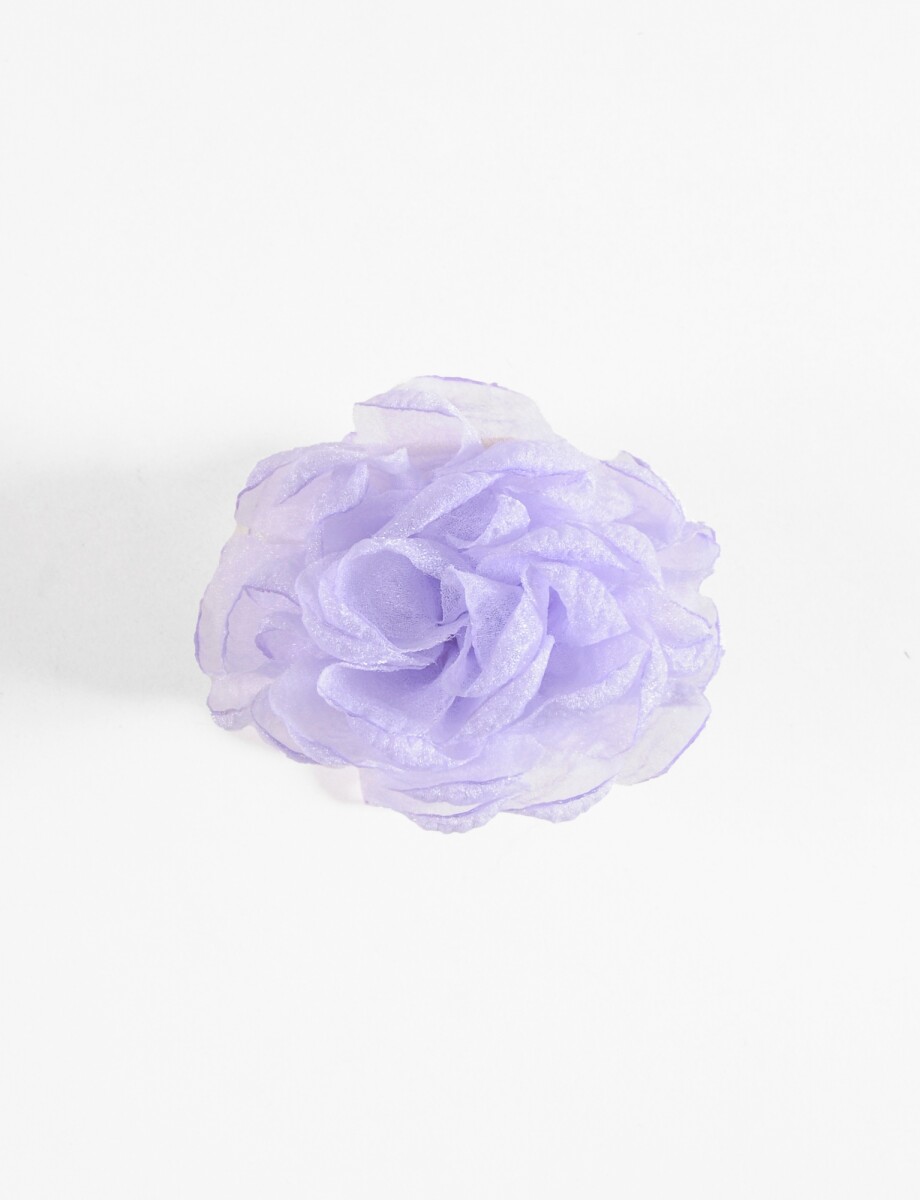Broche flor - lavanda 