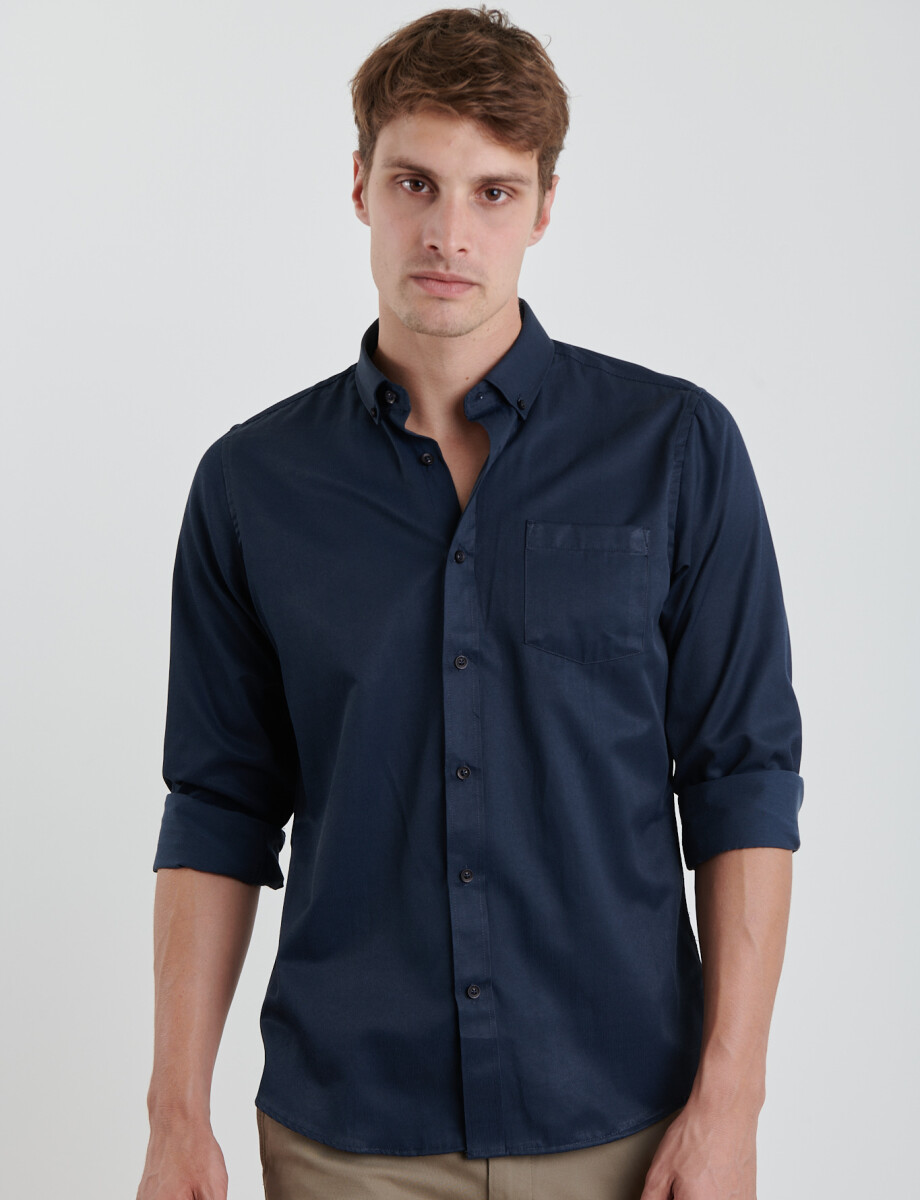 012623CAMISA HARRINGTON LABEL Negro