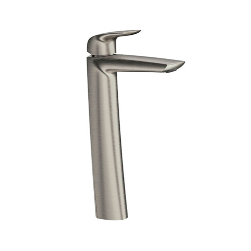 LAVATORIO MONOCOMANDO BRUSHED NICKEL GRIS