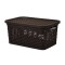 Caja simil ratán 2,5 Lts CHOCOLATE