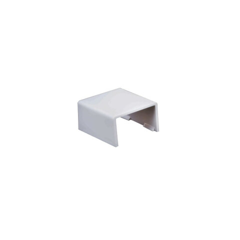 Unión recta plástica 13x7mm color blanco DX0217