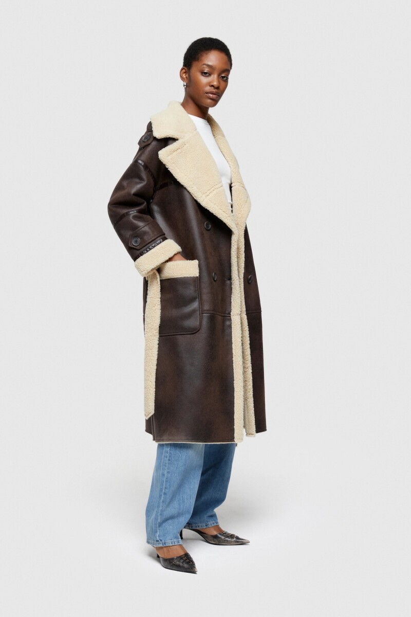 CHAQUETA REVERSIBLE 9263 Marron