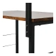 Mueble auxiliar Rack organizador 4 niveles de cocina Hierro y MDF Sin Color