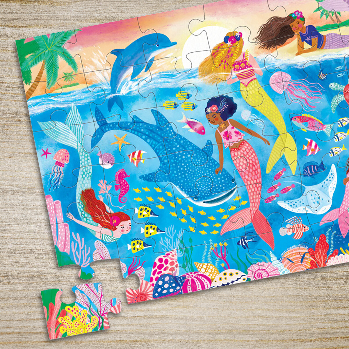 Puzzle Crocodile Creek 36 Piezas 45 x 60 cm - Sirenas 