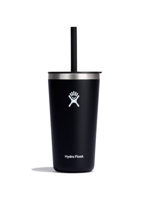 20 OZ ALL AROUND TUMBLER STRAW LID Black