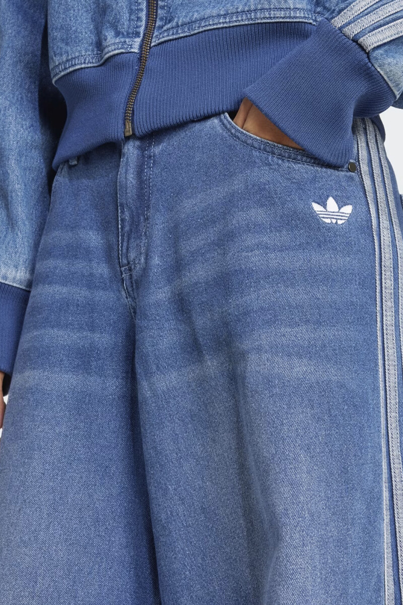 DENIM WIDE PANT Azul