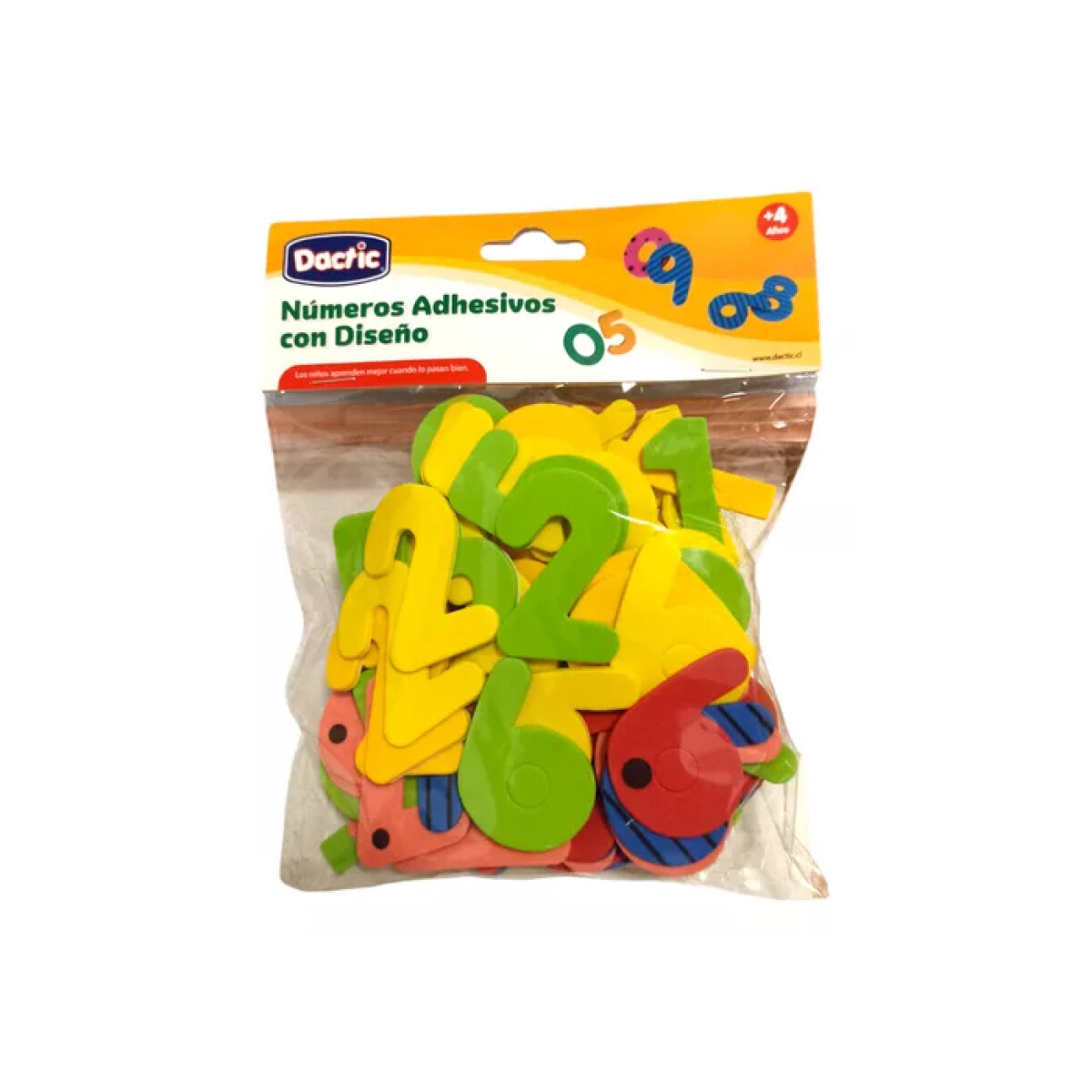 Confetti Dactic Goma Eva Numeros x 100 