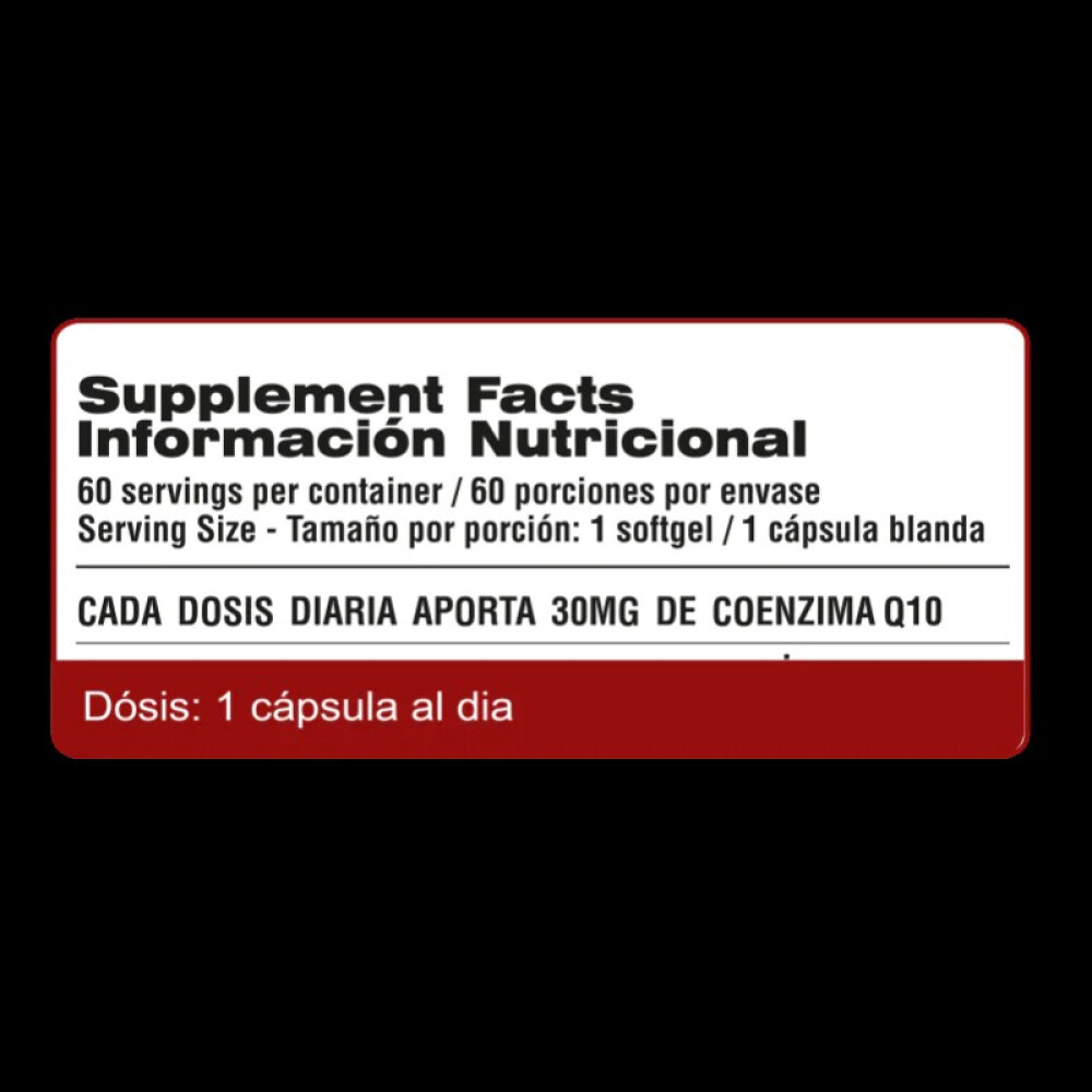Coenzima Q10 30 mg | 60 Softgels - Qualivits Coenzima Q10 30 mg | 60 Softgels - Qualivits