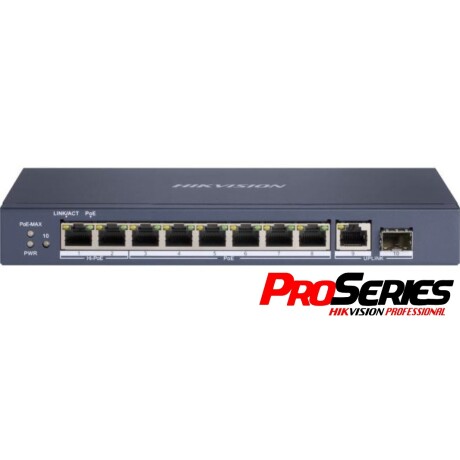 Switch Poe Hikvision Pro 8 Puertos Gigabit 110W 001