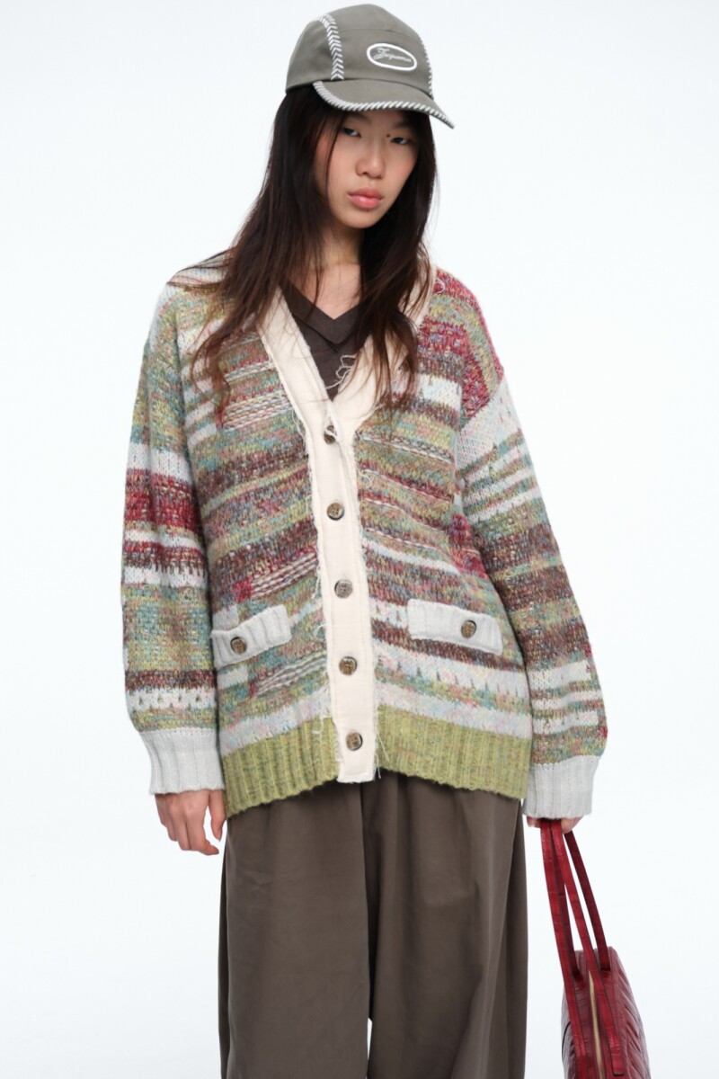 SACO TEJIDO Verde Oliva