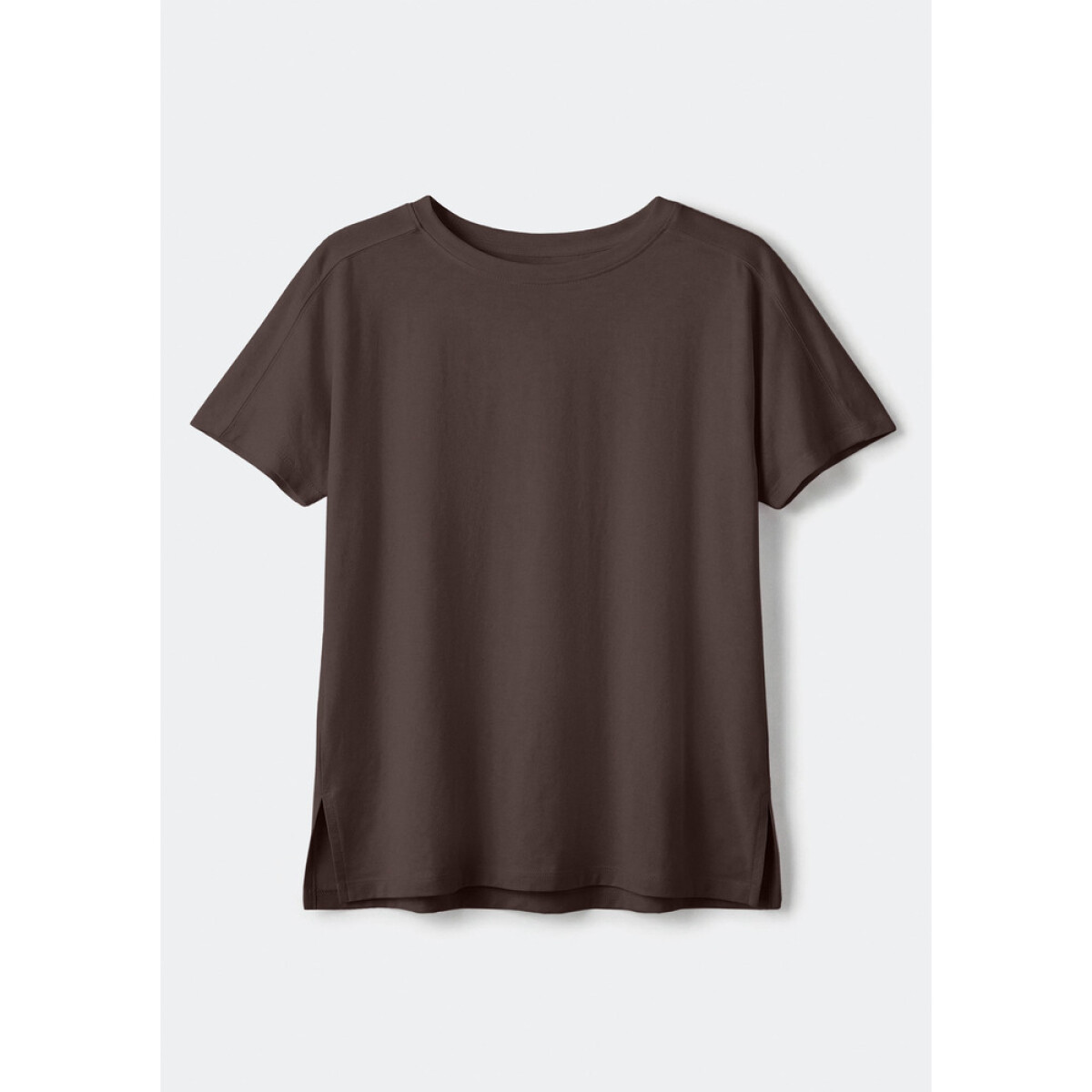 BLUSA MM FEM - MARROM ESCURO 
