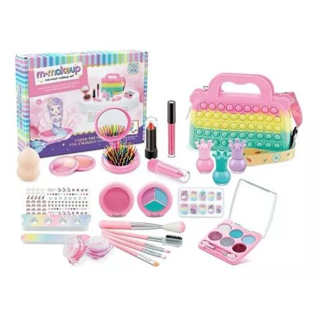Juego de belleza maquillaje Pop It - Juego De Belleza Maquillaje Pop It 
