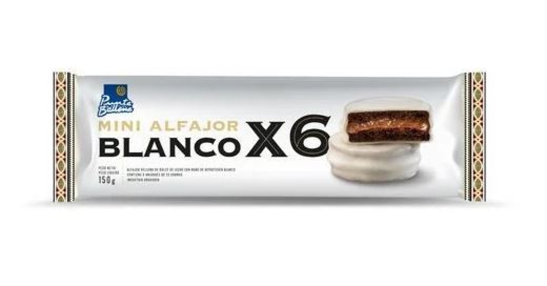 ALFAJOR PUNTA BALLENA BOMBON MOUSSE PACK X6 