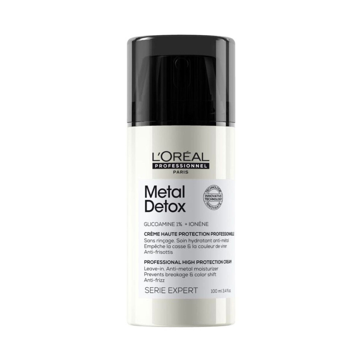 Crema L'Oréal Professionnel Metal Detox Leave In 100ml Para Cabello Protección 