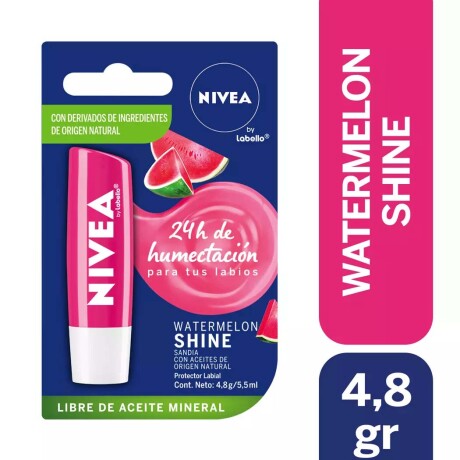 Nivea Labial Watermelon Shine X 5 Gr Nivea Labial Watermelon Shine X 5 Gr