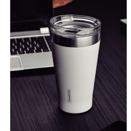VASO TERMICO TRAMONTINA EXATA 550ML BLANCO VASO TERMICO TRAMONTINA EXATA 550ML BLANCO