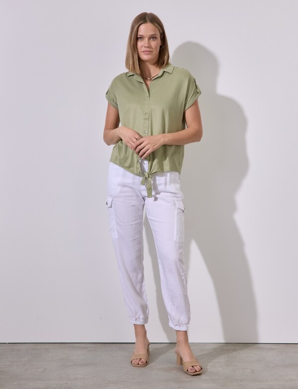 Blusa Botones VERDE