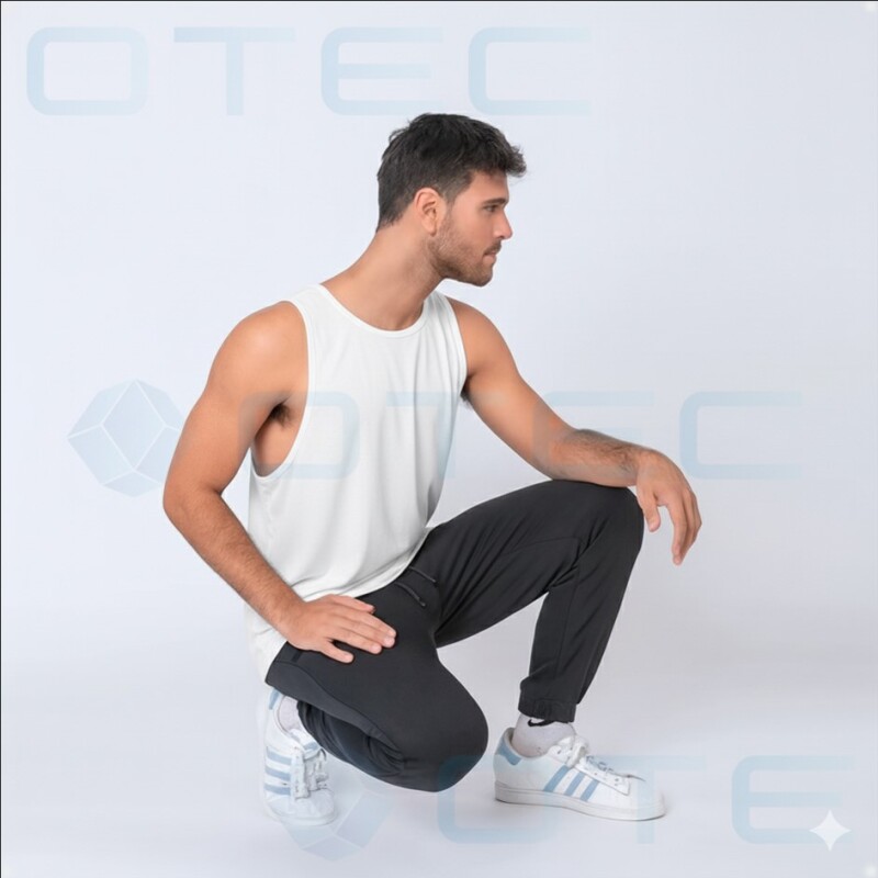 Musculosa Básica Deportiva Dry Fit Color Blanco