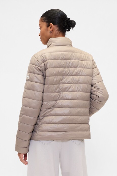 Campera Puffer Mujer Medium Cool Brown