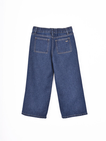 JEAN FLOWER AZUL OSCURO