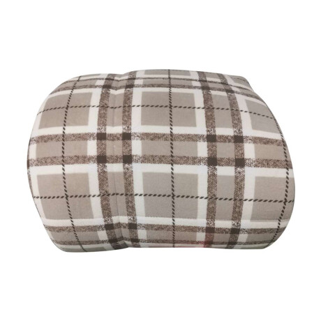 Acolchado King Size Terciopelo con Corderito Richmond 240 x 260 cm Beige