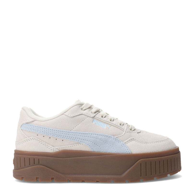 Championes de Mujer Puma Karmen II Idol SD Beige Arena - Celeste